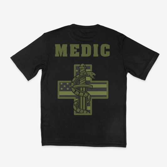 Duty Medic Tee (Black/OD)