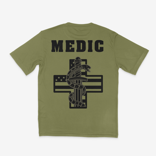 Duty Medic Tee (OD/Black)